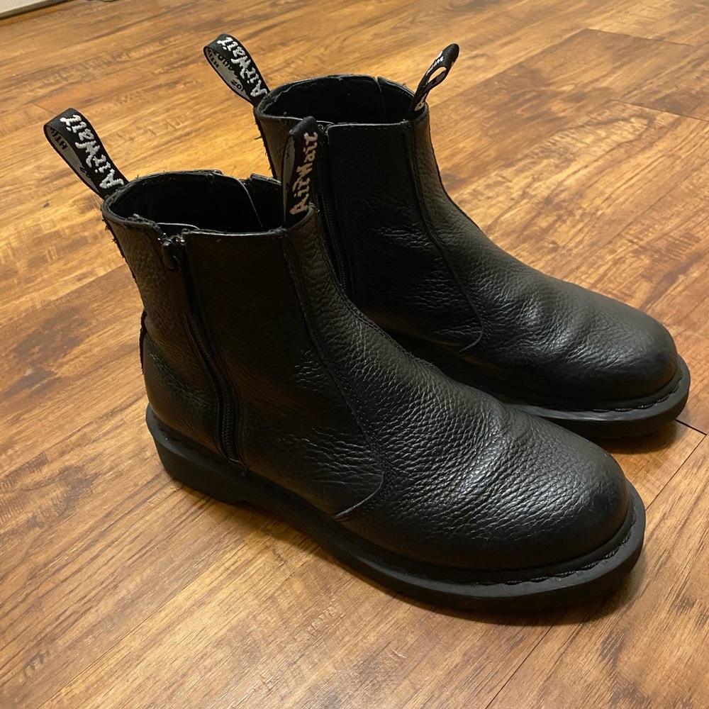 Dr. Martens Women's 2976 Chelsea Boot with Zips